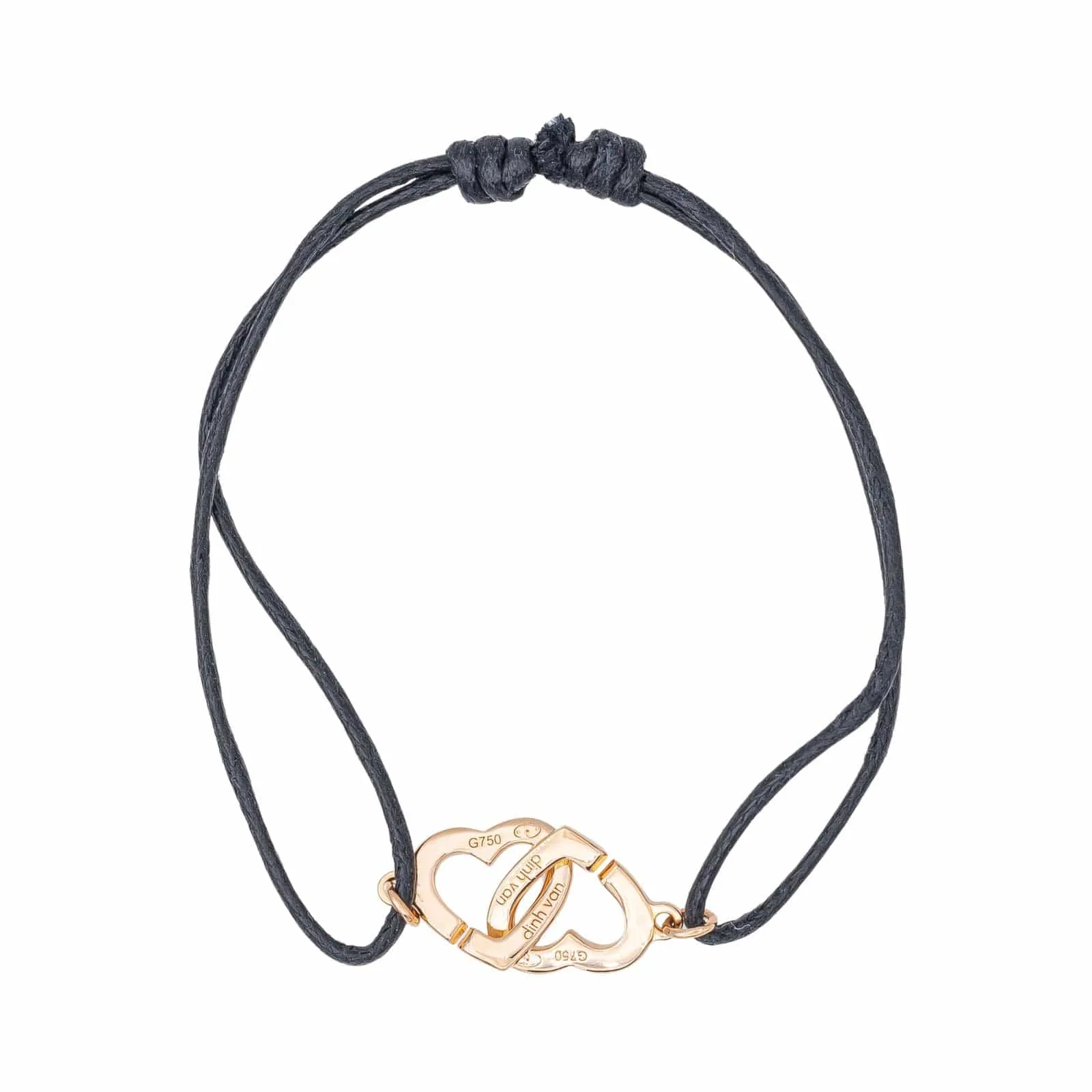 Dinh Van Bracelet Double coeur Or rose sold by 58 Facettes product image thumbnail 5