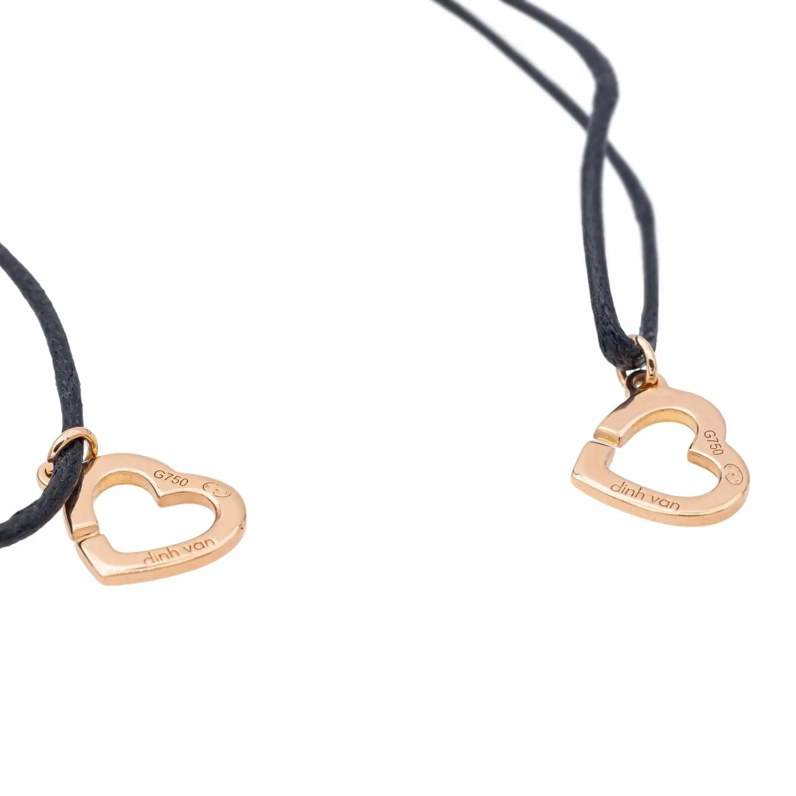 Dinh Van Bracelet Double coeur Or rose sold by 58 Facettes product image thumbnail 4