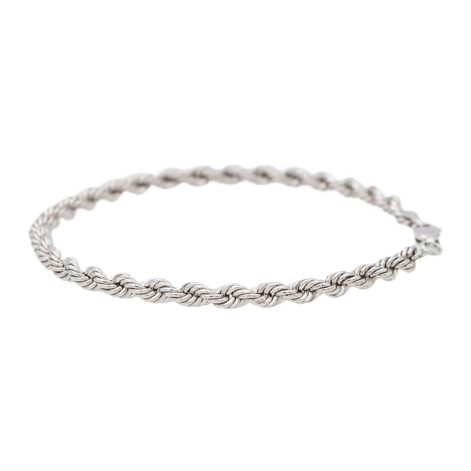 Bracelet Maille torsadée Or blanc sold by 58 Facettes product image thumbnail 4