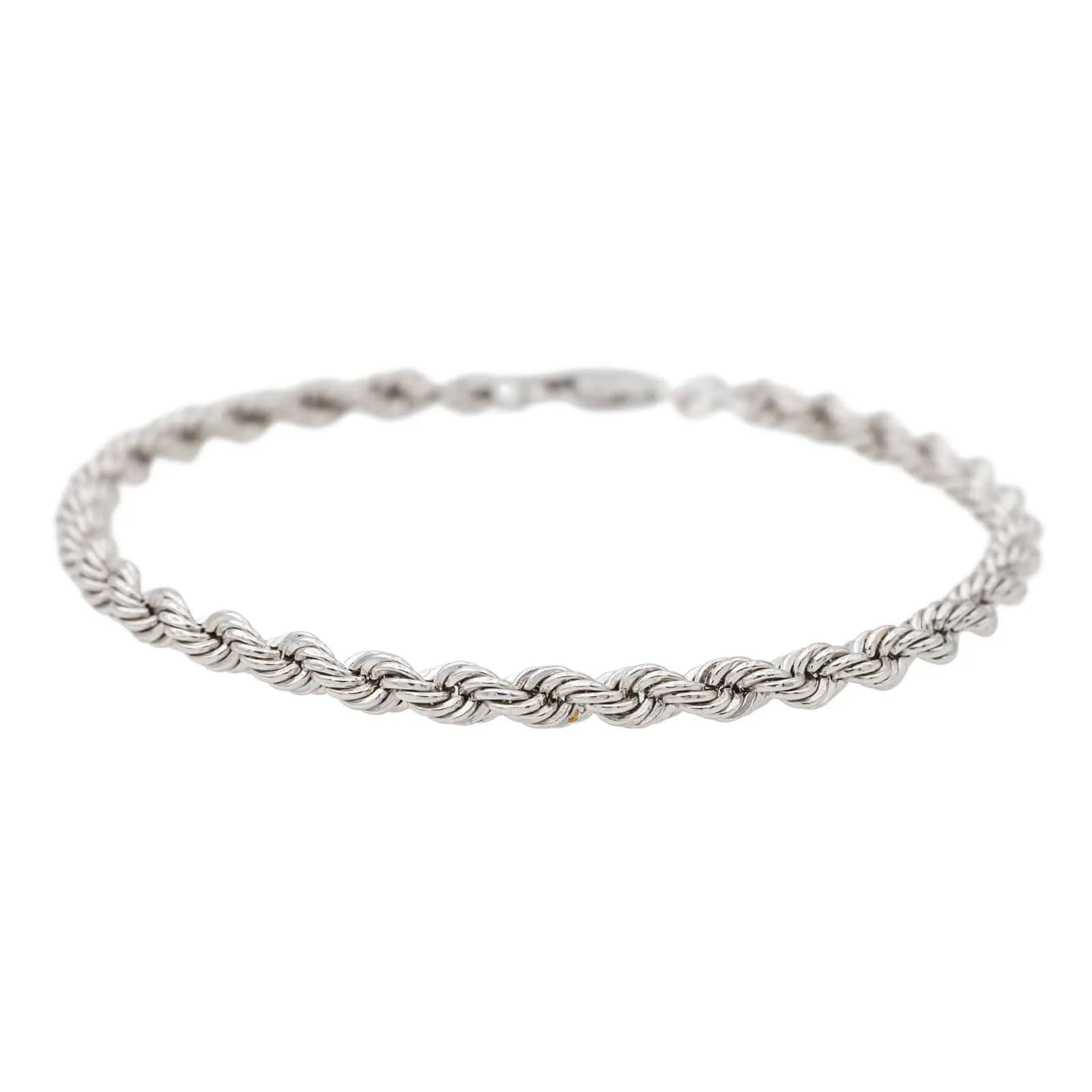 Bracelet Maille torsadée Or blanc sold by 58 Facettes