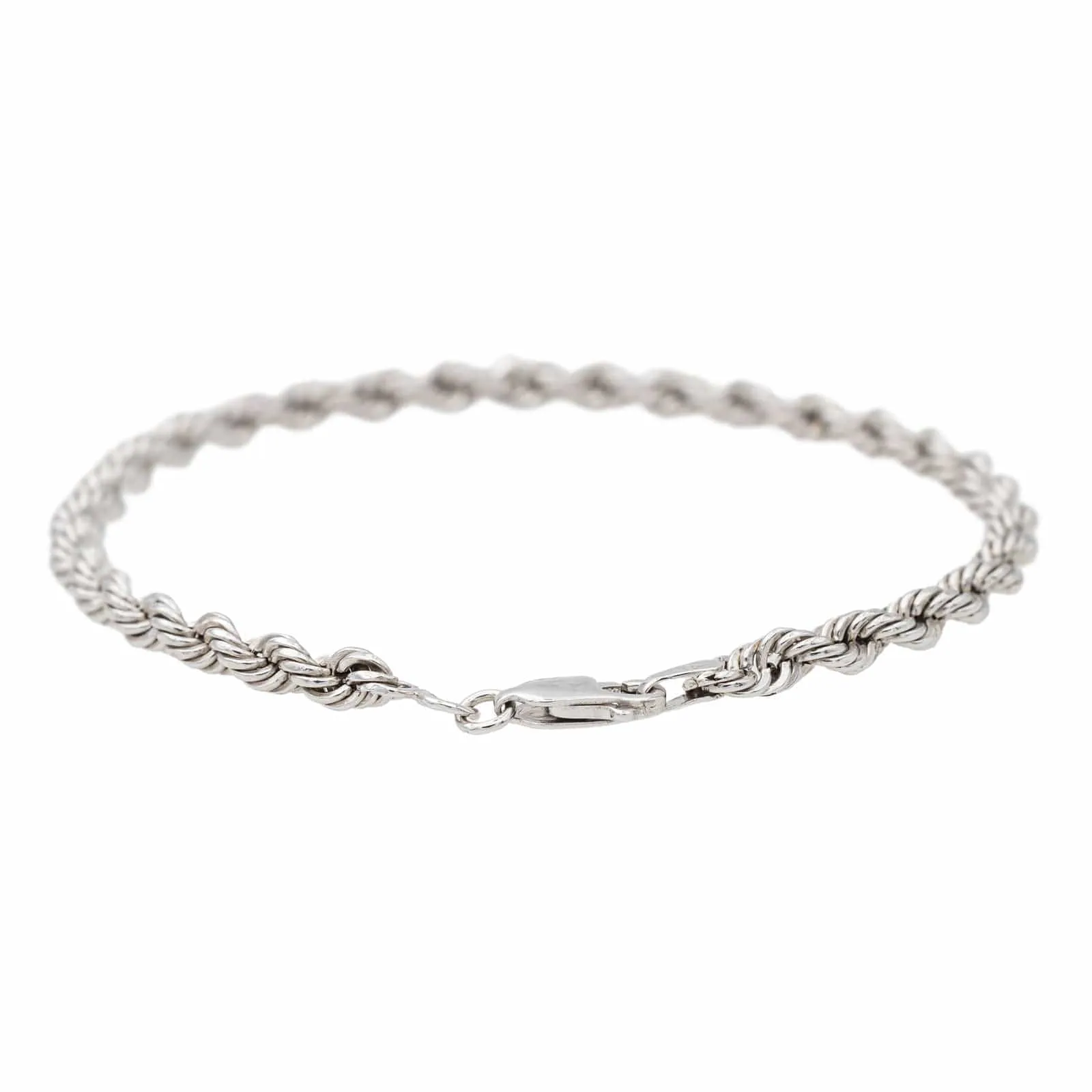 Bracelet Maille torsadée Or blanc sold by 58 Facettes product image thumbnail 5