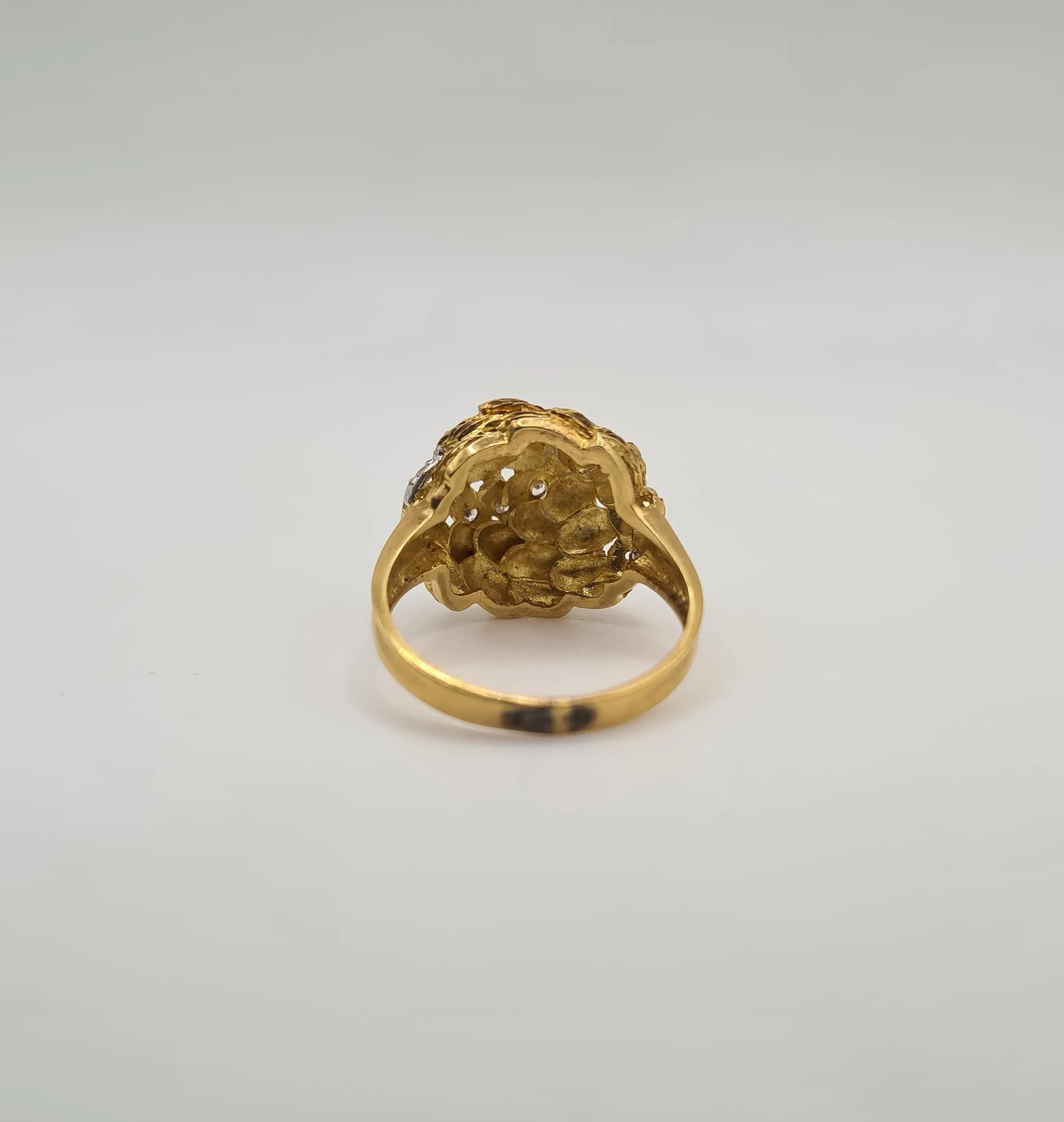 Bague or jaune sertie de diamants sold by 58 Facettes product image thumbnail 4