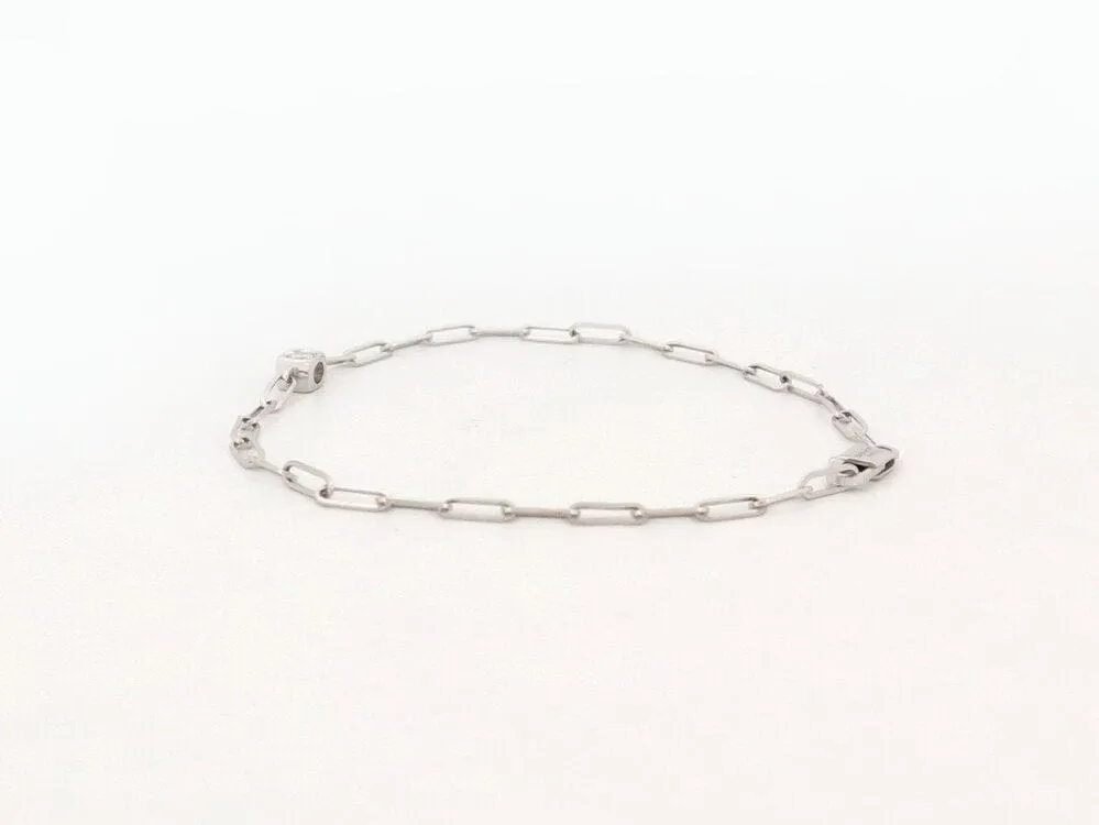 bracelet DINH VAN le cube diamant chaine en or blanc sold by 58 Facettes product image thumbnail 5