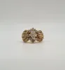 Bague or jaune sertie de diamants sold by 58 Facettes
