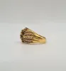 Bague or jaune sertie de diamants sold by 58 Facettes