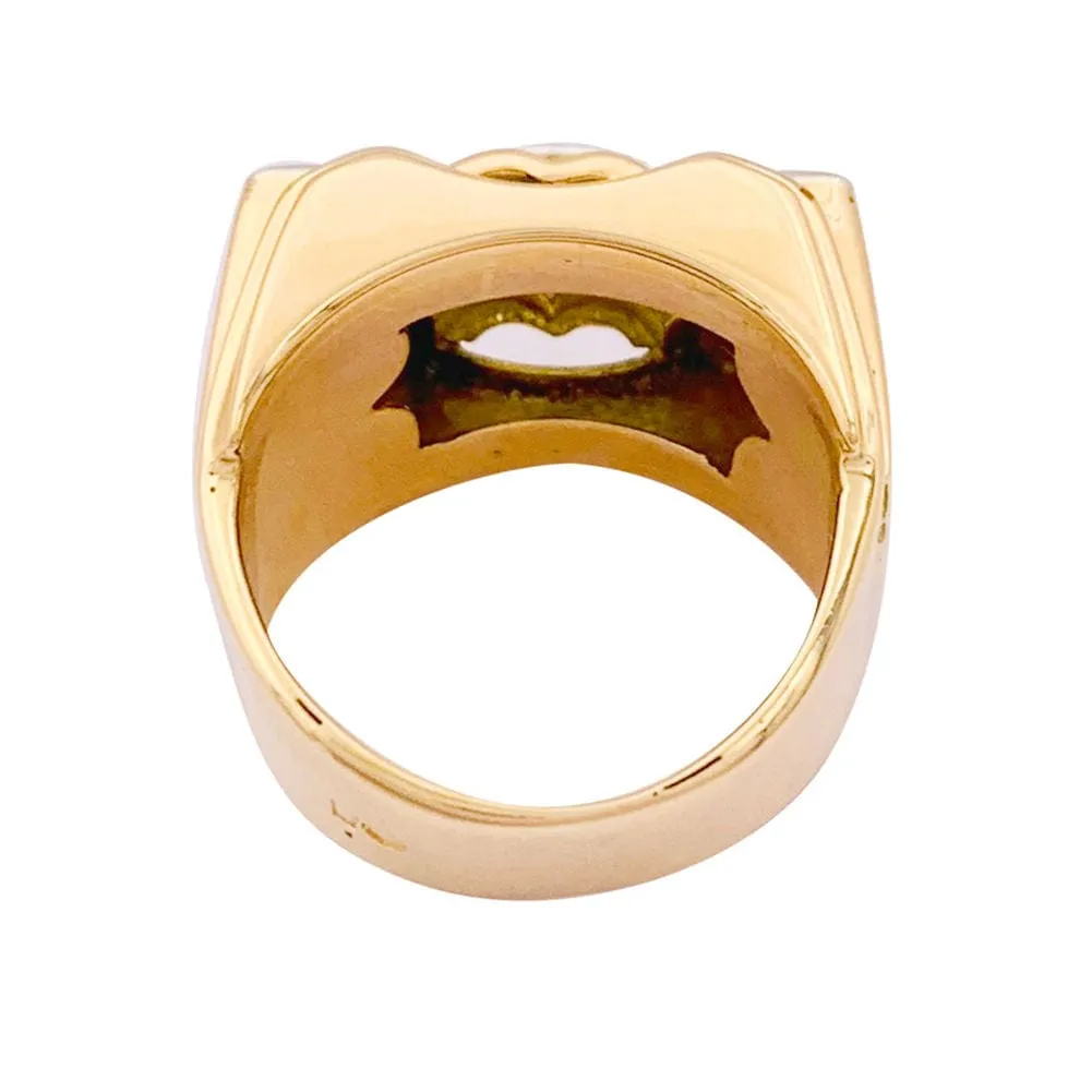 Bague "Tank" or rose, platine, diamants. sold by 58 Facettes product image thumbnail 5