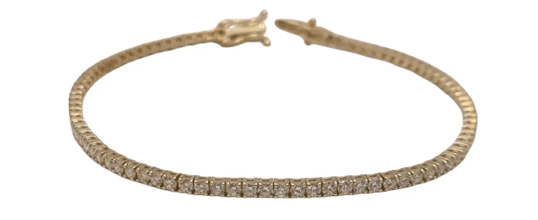 Bracelet Rivière Or jaune Diamants sold by 58 Facettes