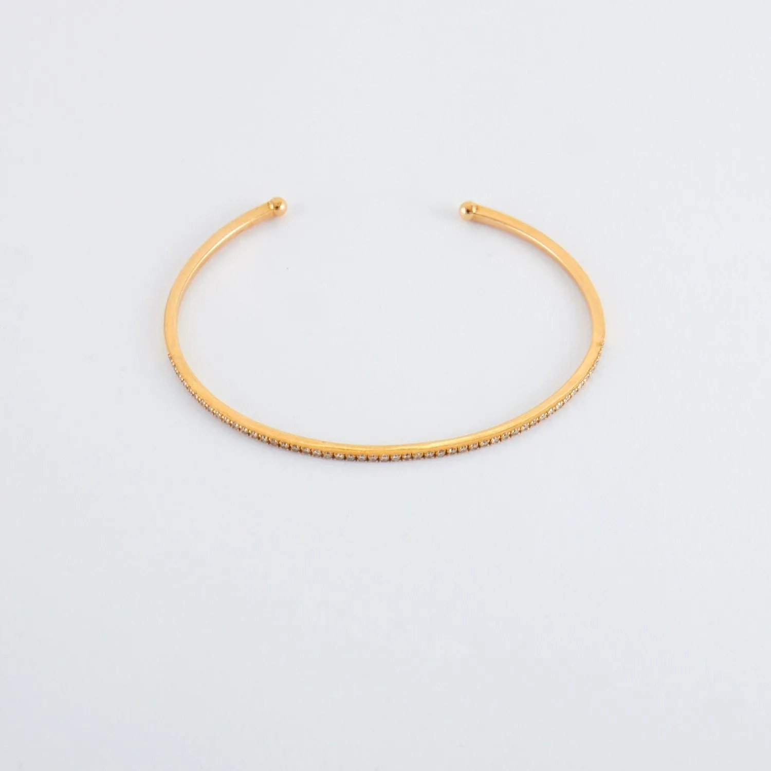 Bracelet Jonc or jaune diamants sold by 58 Facettes product image thumbnail 4