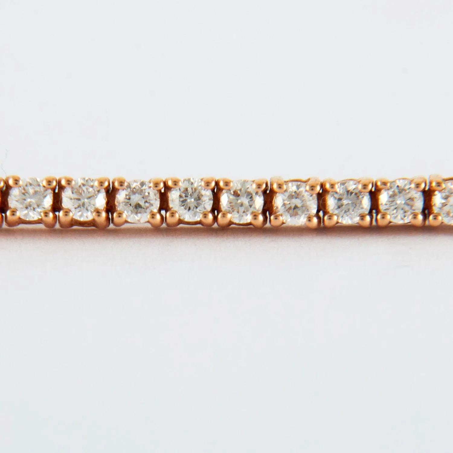 Bracelet Rivière de diamants or rose sold by 58 Facettes product image thumbnail 5