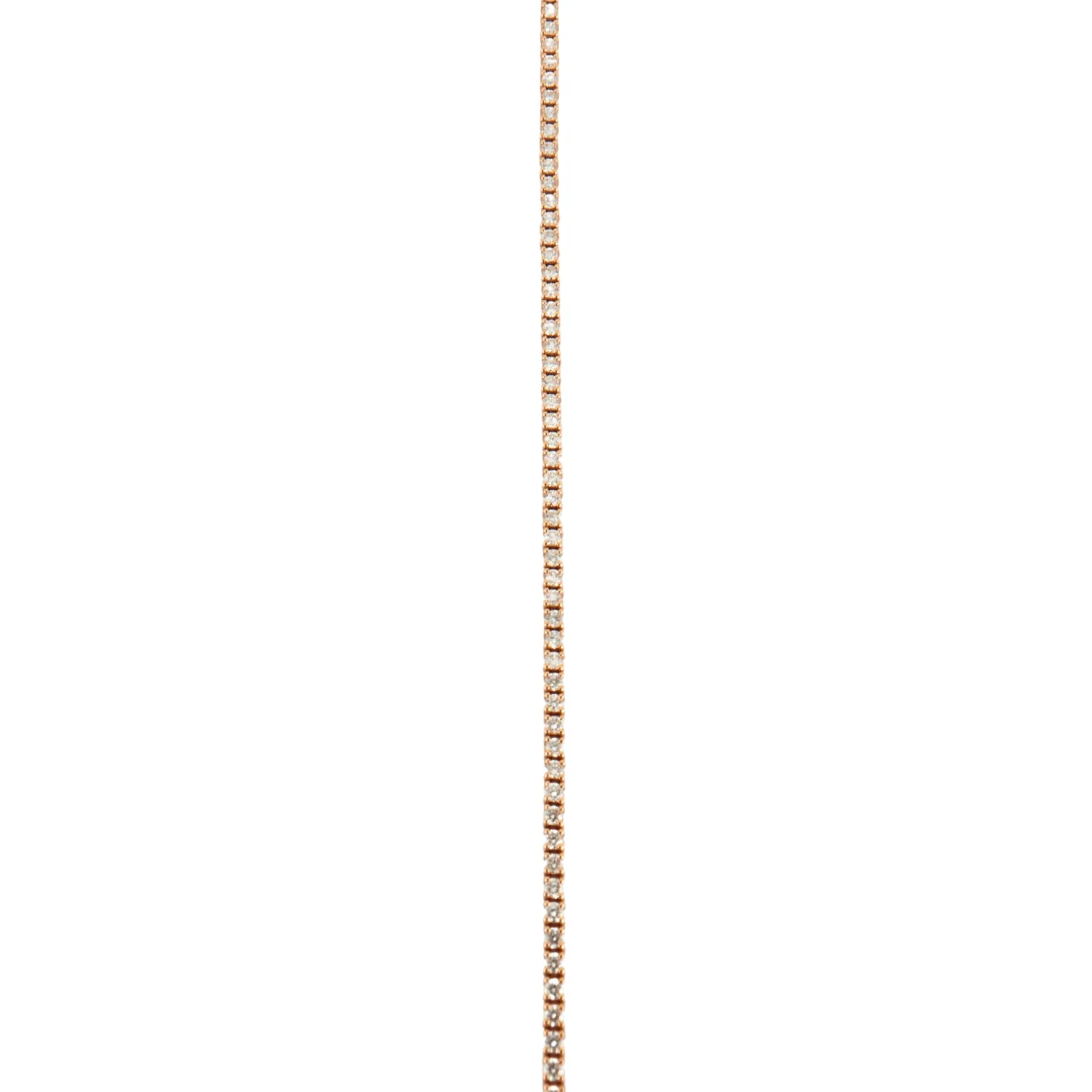 Bracelet Rivière de diamants or rose sold by 58 Facettes