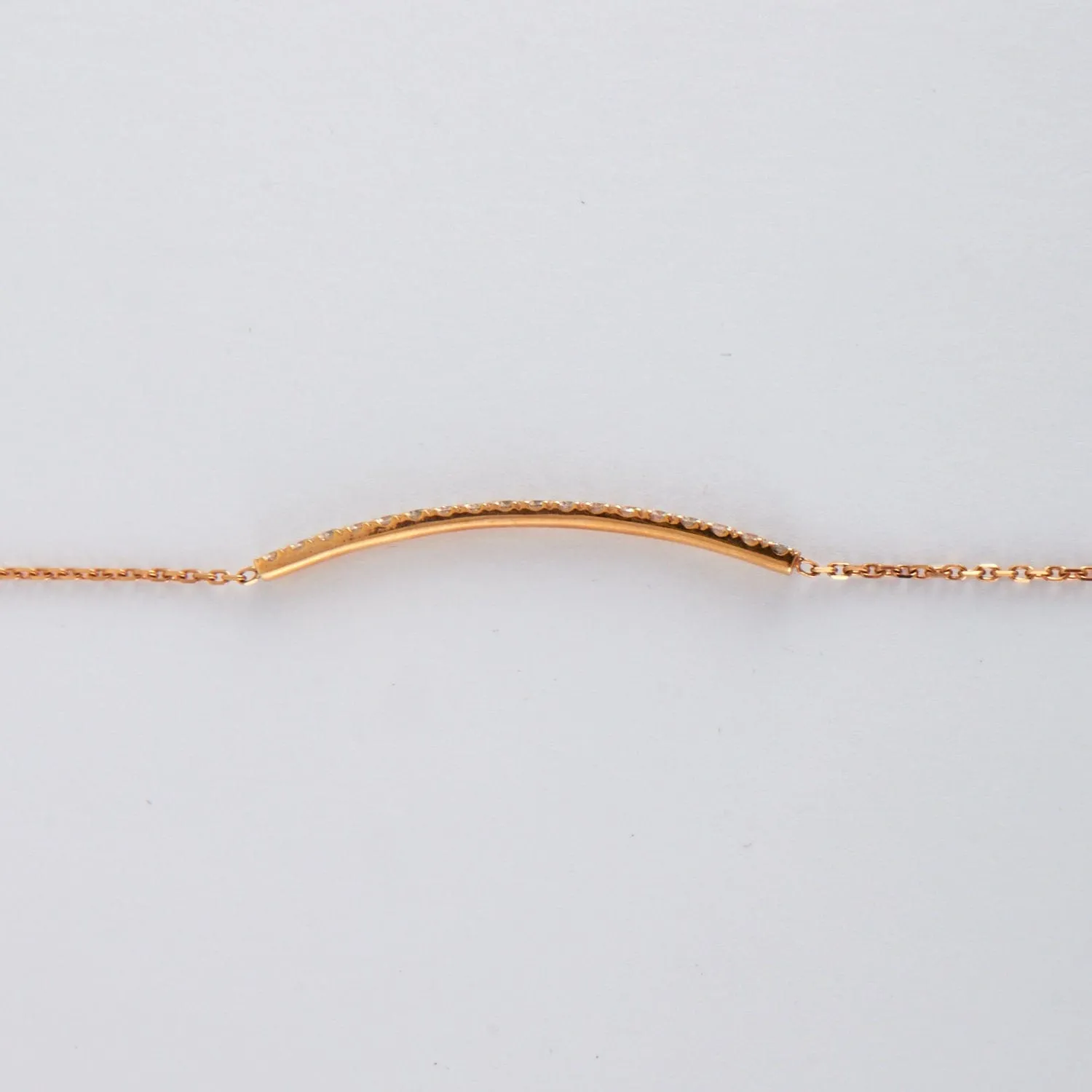 Bracelet or jaune barrette diamants sold by 58 Facettes product image thumbnail 3