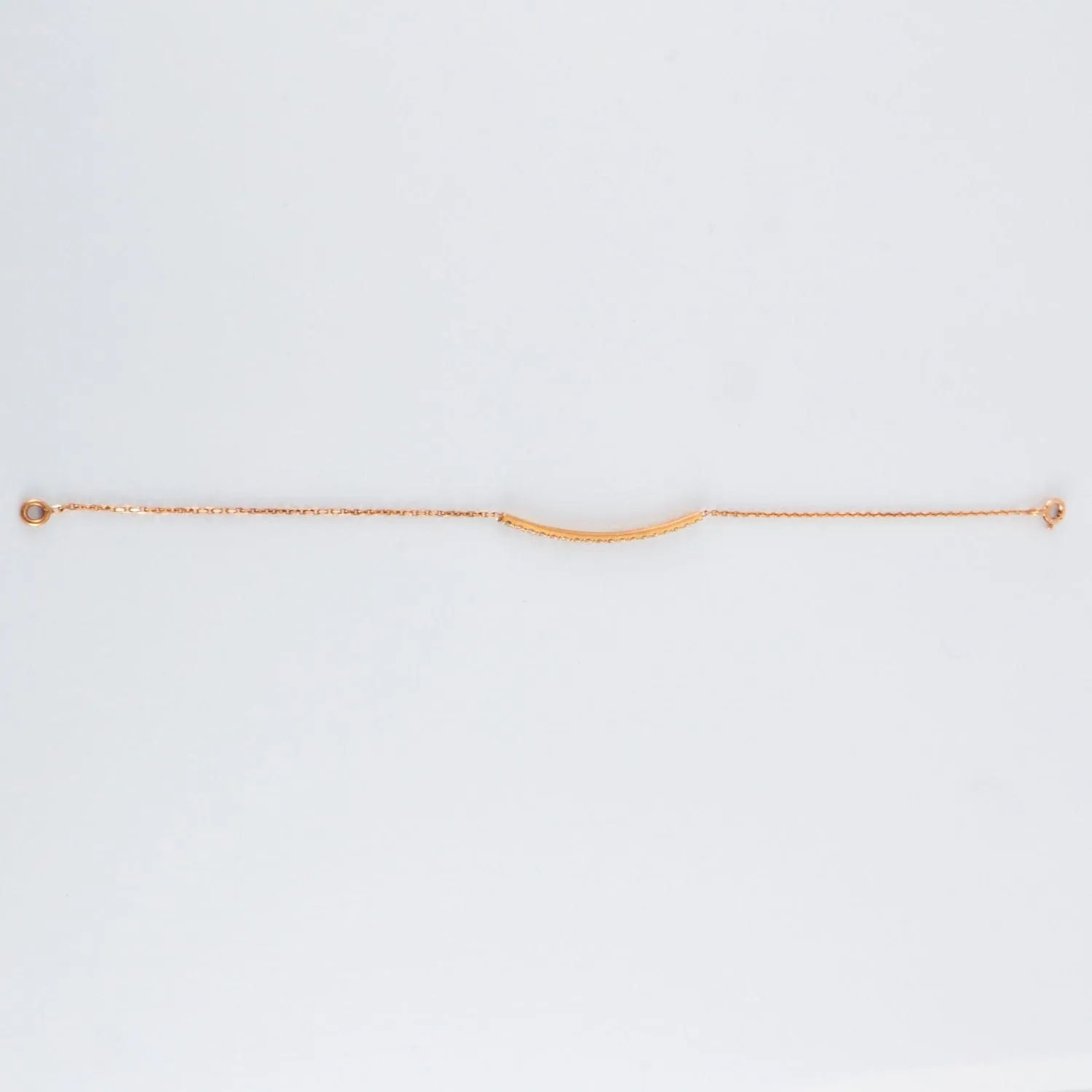 Bracelet or jaune barrette diamants sold by 58 Facettes product image thumbnail 4