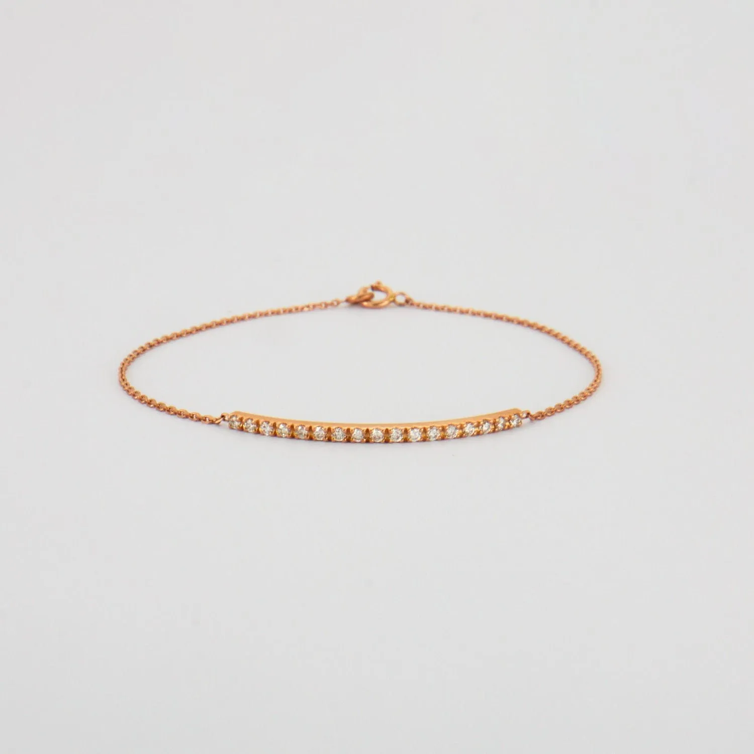 Bracelet or rose barrette diamants sold by 58 Facettes product image thumbnail 5