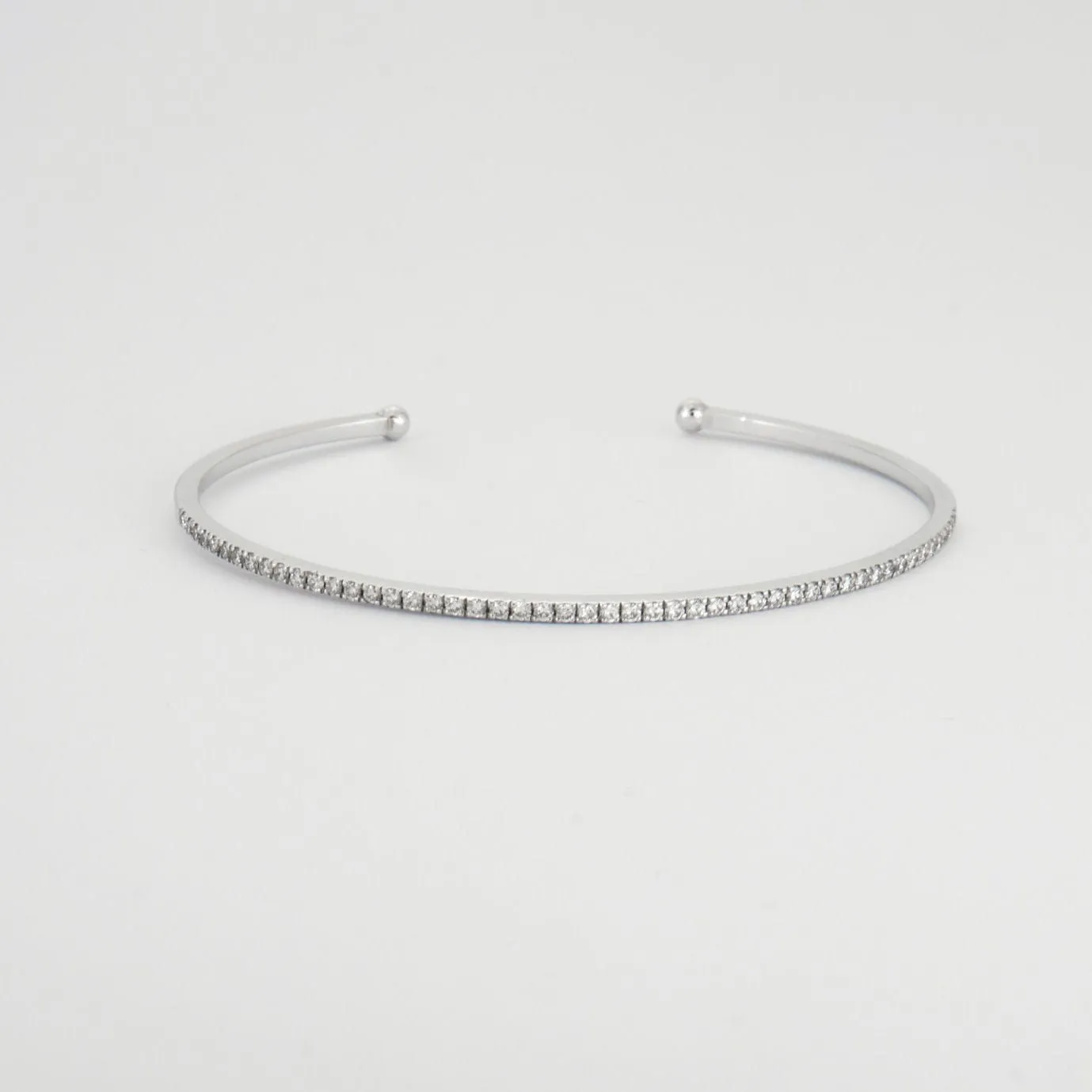 Bracelet Jonc or blanc diamants sold by 58 Facettes product image thumbnail 5