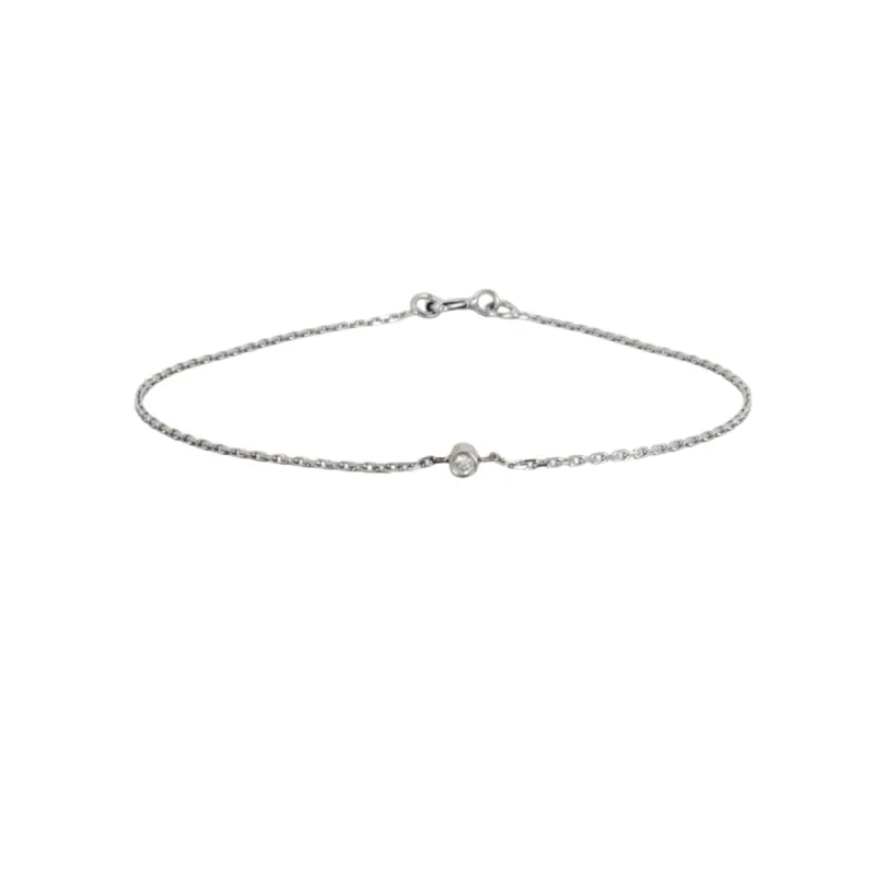 Bracelet or blanc diamant sold by 58 Facettes