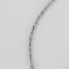Bracelet or blanc barrette diamants noirs sold by 58 Facettes