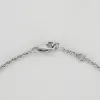 Bracelet or blanc barrette diamants noirs sold by 58 Facettes