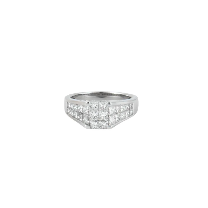 Bague bandeau Diamants sold by 58 Facettes