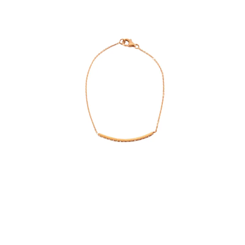 Bracelet en or rose & diamants sold by 58 Facettes