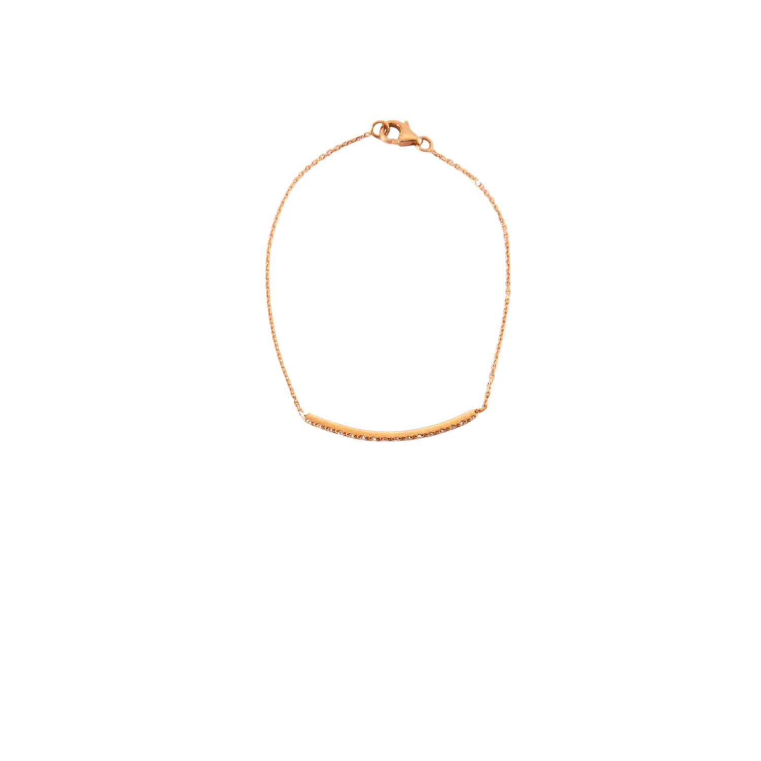 Bracelet en or rose & diamants sold by 58 Facettes