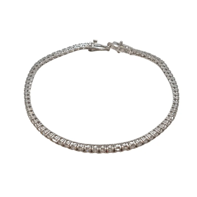 Bracelet Rivière en Or blanc & diamants sold by 58 Facettes