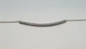 Bracelet en Or blanc, diamants noir sold by 58 Facettes