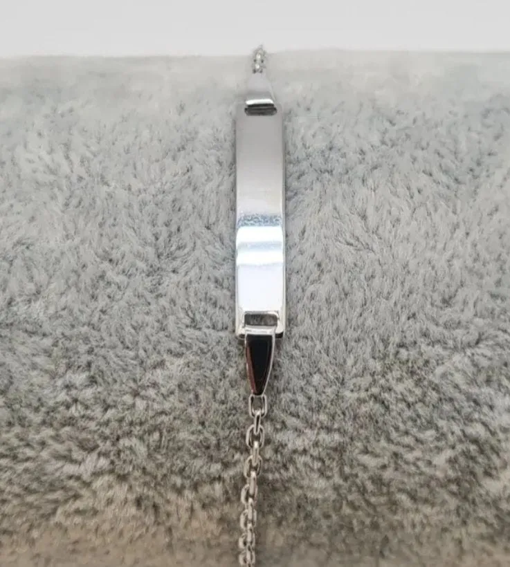 Gourmette en Or Blanc sold by 58 Facettes product image thumbnail 3