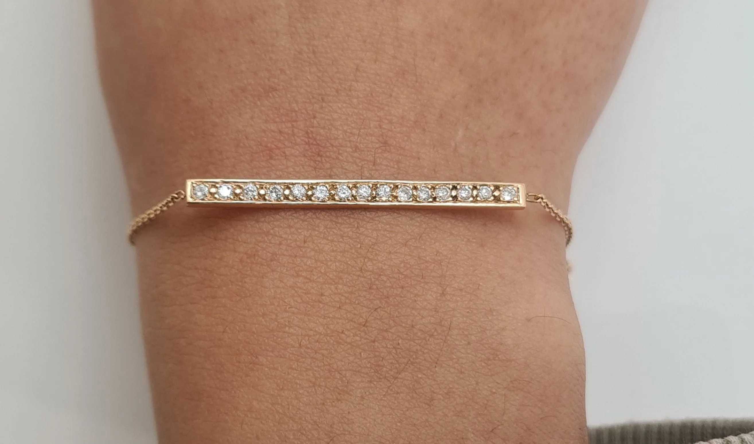 Bracelet en Or jaune, diamants sold by 58 Facettes product image thumbnail 2