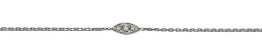 Bracelet en Or blanc diamants naturels sold by 58 Facettes