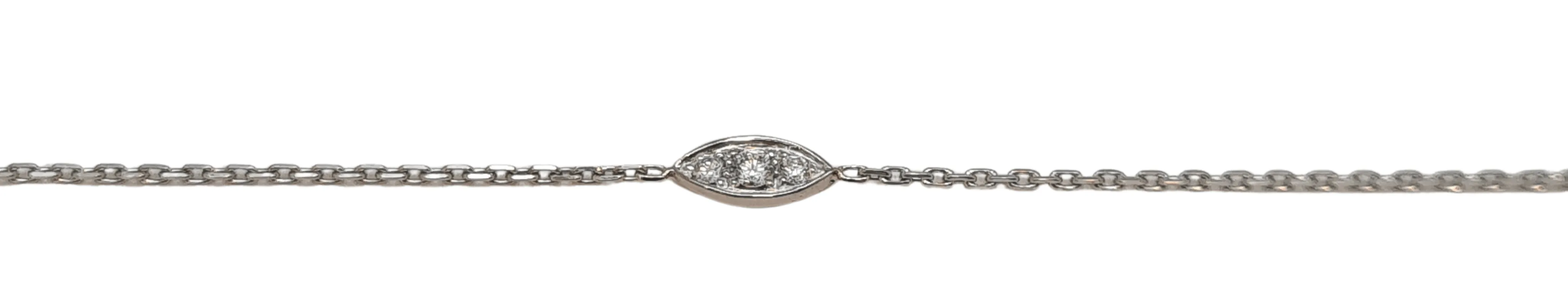 Bracelet en Or blanc diamants naturels sold by 58 Facettes
