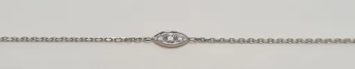 Bracelet en Or blanc diamants naturels sold by 58 Facettes