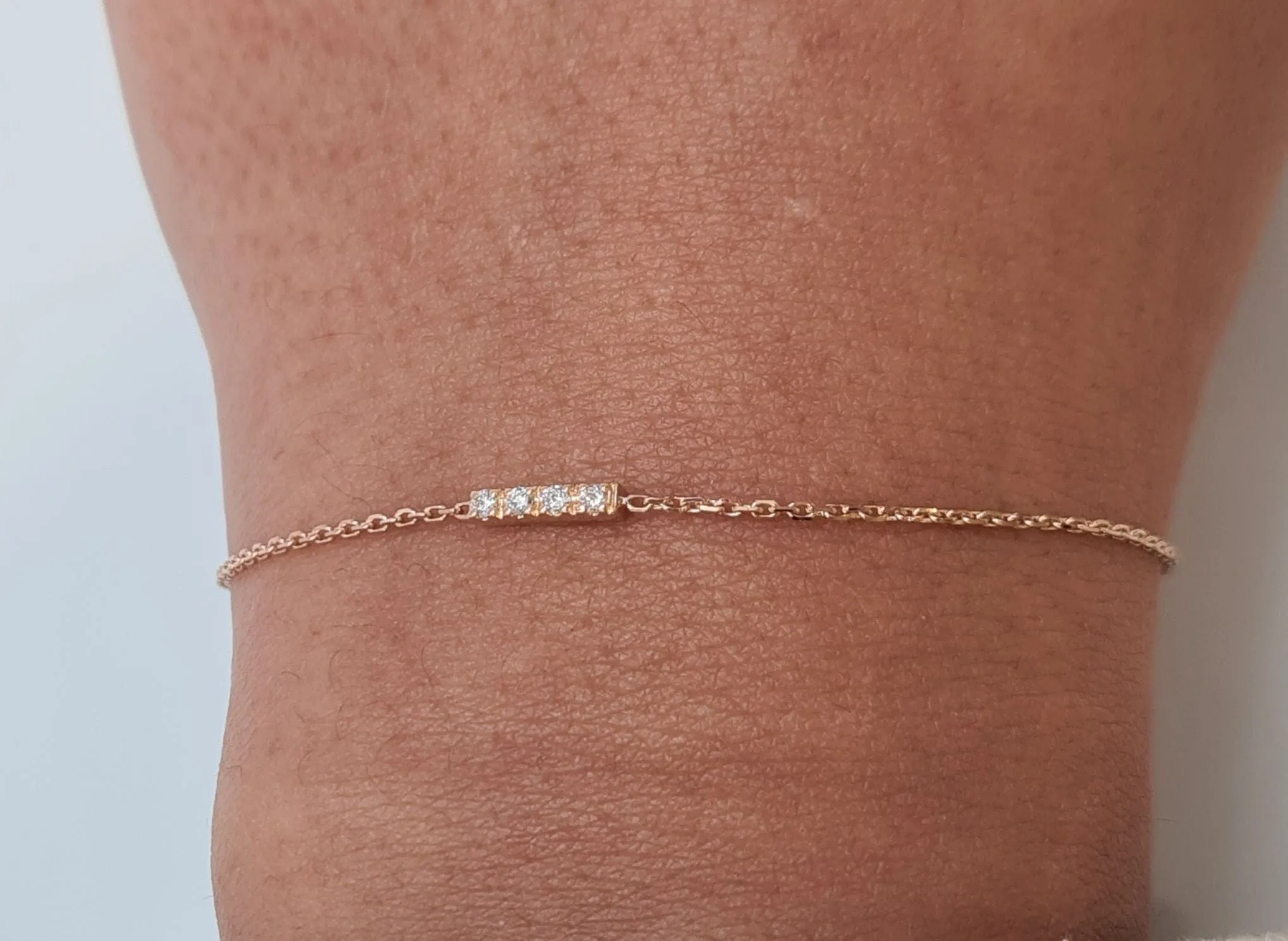 Bracelet en Or rose, diamants sold by 58 Facettes product image thumbnail 3