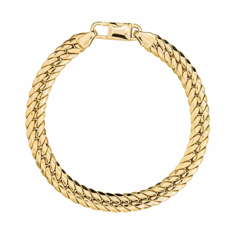 Bracelet Maille anglaise Or jaune sold by 58 Facettes