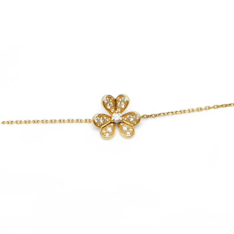 Van Cleef & Arpels - Bracelet Frivole pavé en or jaune et diamants sold by 58 Facettes