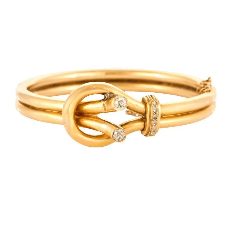 Bracelet jonc à charnière en or jaune sold by 58 Facettes