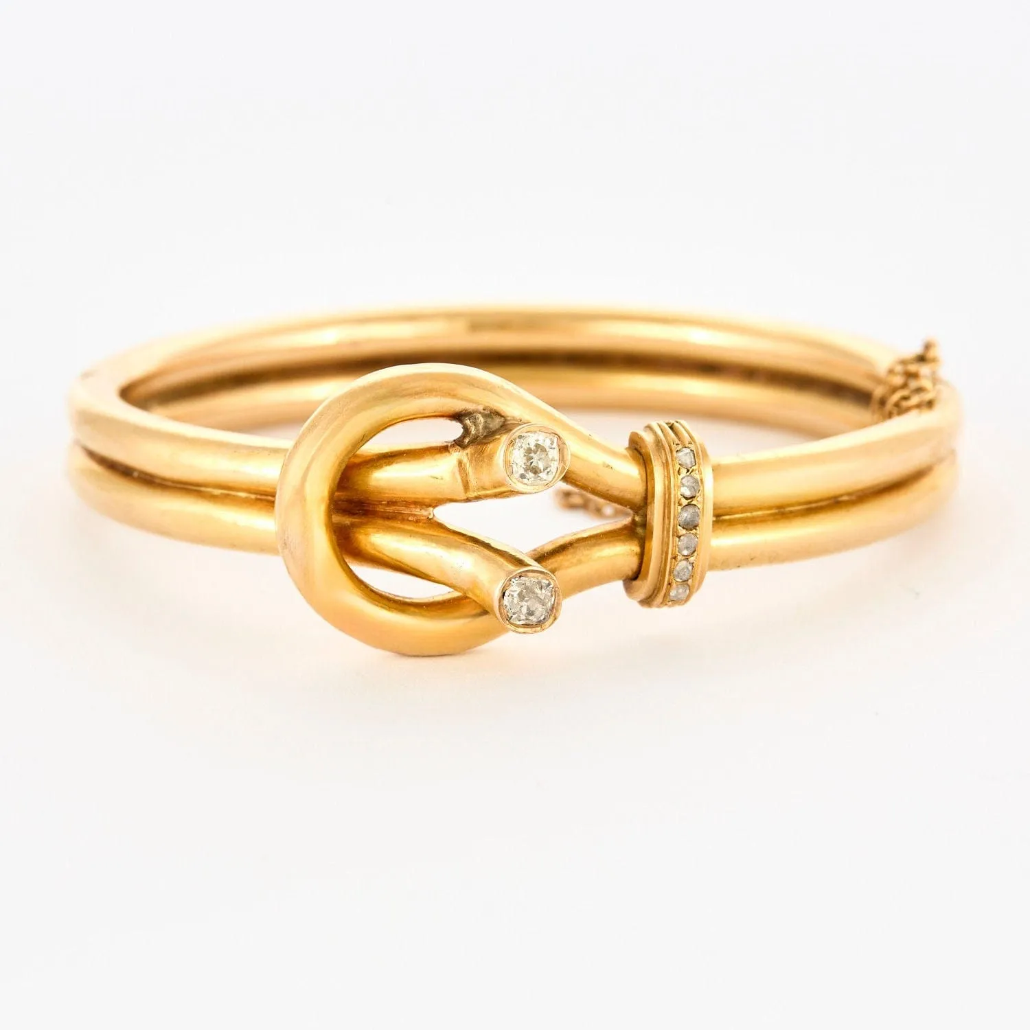 Bracelet jonc à charnière en or jaune sold by 58 Facettes product image thumbnail 4