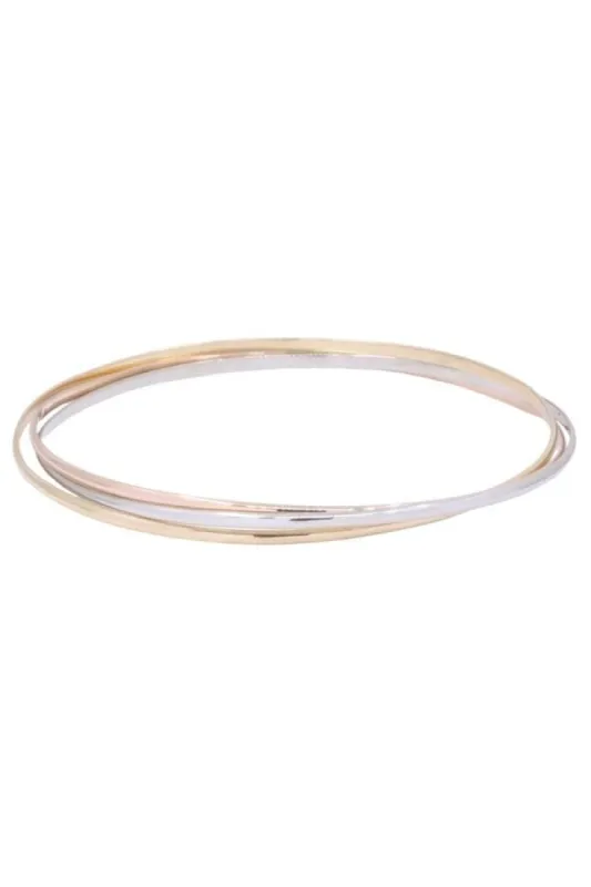 Bracelet 3 anneaux 3 ors sold by 58 Facettes