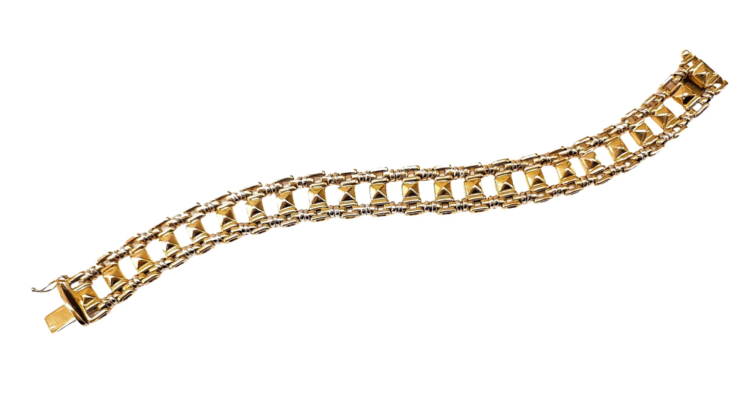 Bracelet plat made by 58 Facettes