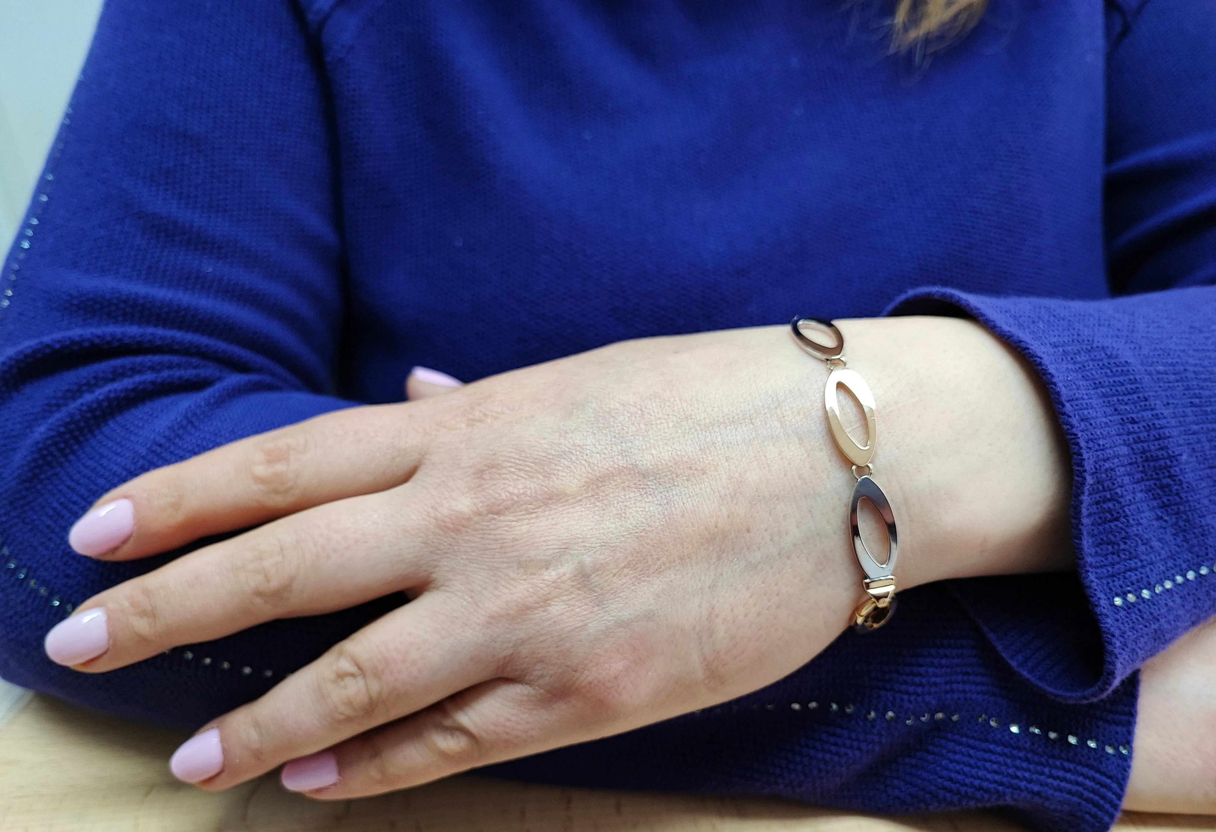 Bracelet 2 ors style années 70 sold by 58 Facettes product image thumbnail 2