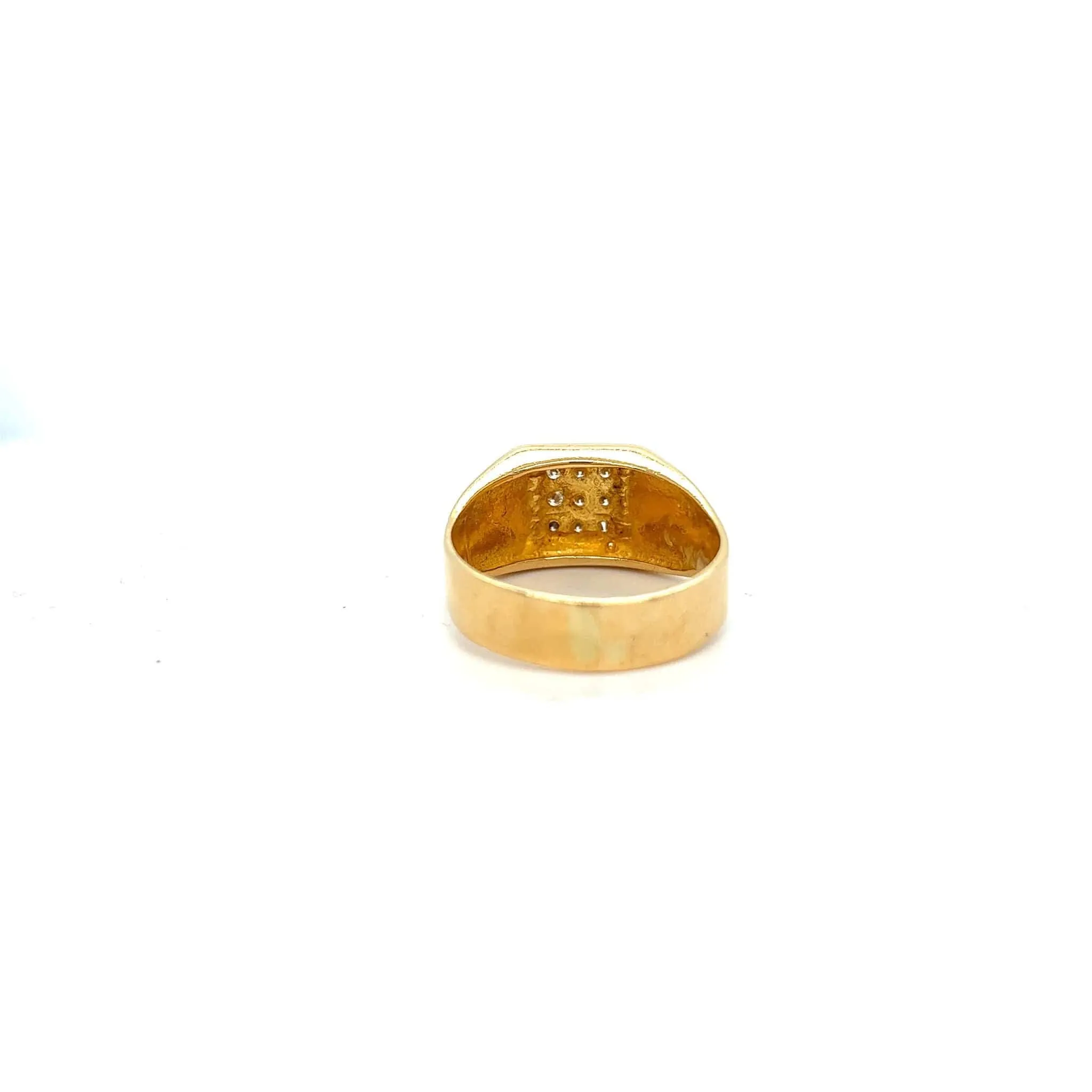 Chevalière avec 9 diamants naturels sold by 58 Facettes product image thumbnail 3