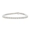 Bracelet ligne tennis serti de 6,50 Cts de diamants brillants or gris sold by 58 Facettes