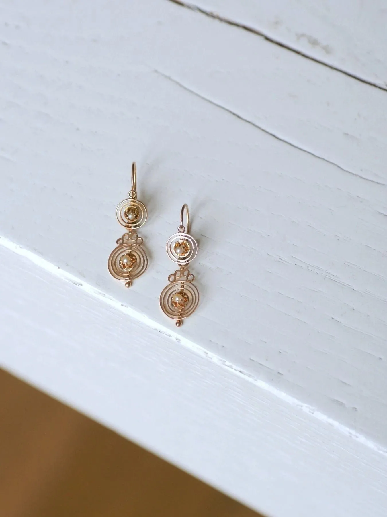 Boucles d'oreilles dormeuses anciennes spirales sold by 58 Facettes product image thumbnail 4