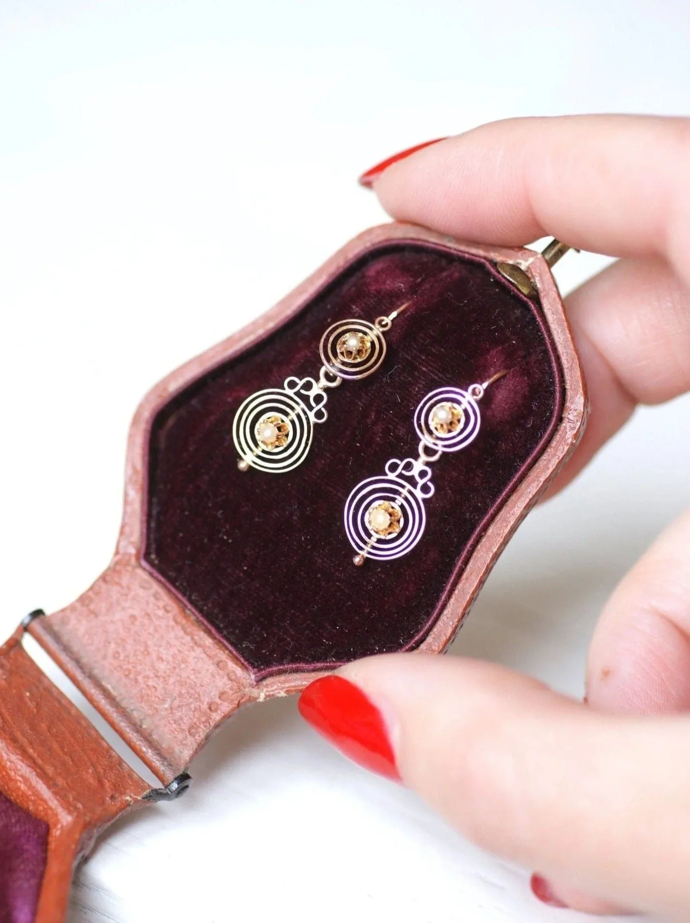 Boucles d'oreilles dormeuses anciennes spirales sold by 58 Facettes product image thumbnail 2