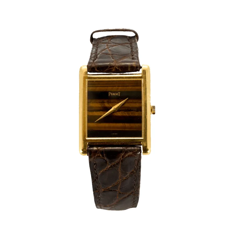 VAN CLEEF & ARPELS et PIAGET - Montre or jaune, cadran œil de tigre sold by 58 Facettes