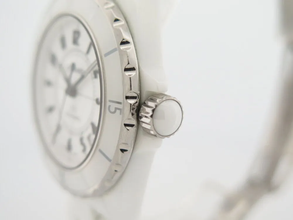 montre CHANEL j12 38 mm ceramique blanche automatique sold by 58 Facettes product image thumbnail 4