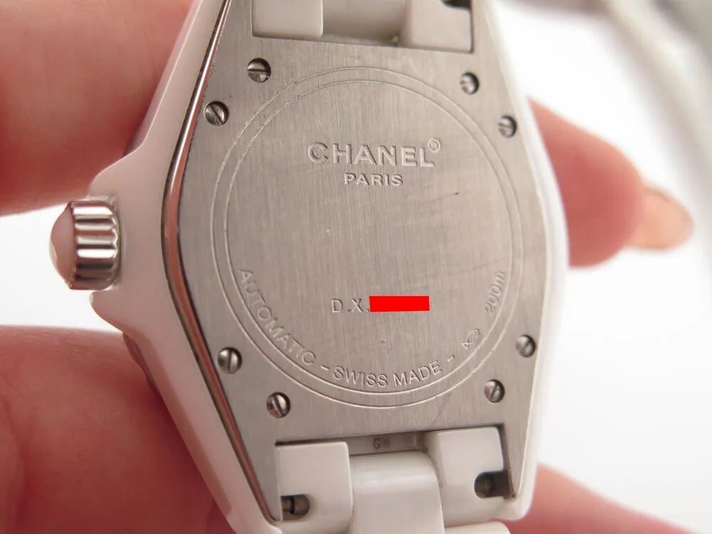 montre CHANEL j12 38 mm ceramique blanche automatique sold by 58 Facettes product image thumbnail 5