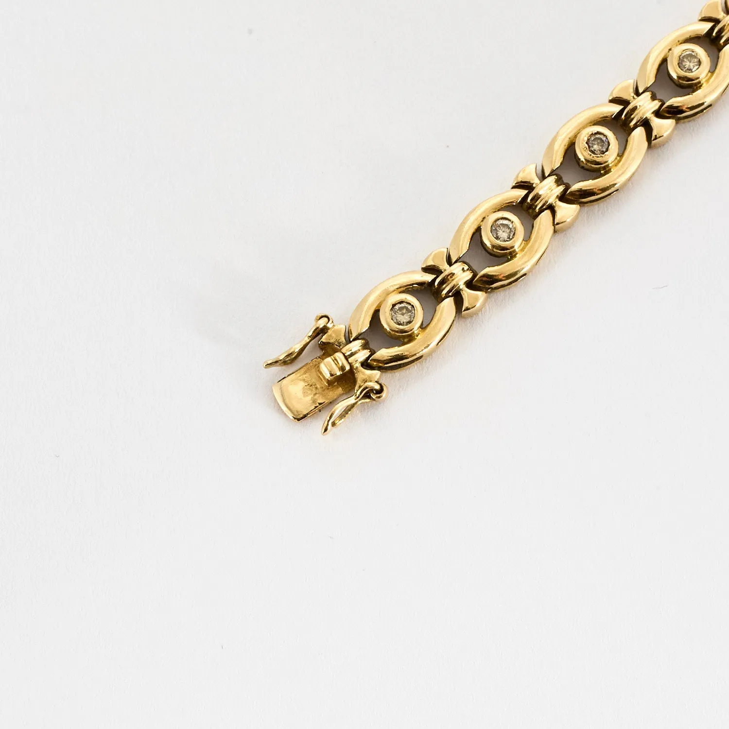 Bracelet or jaune diamants sold by 58 Facettes product image thumbnail 5