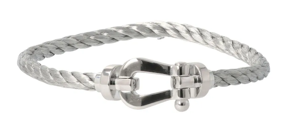 FRED - Bracelet force 10 or blanc sold by 58 Facettes