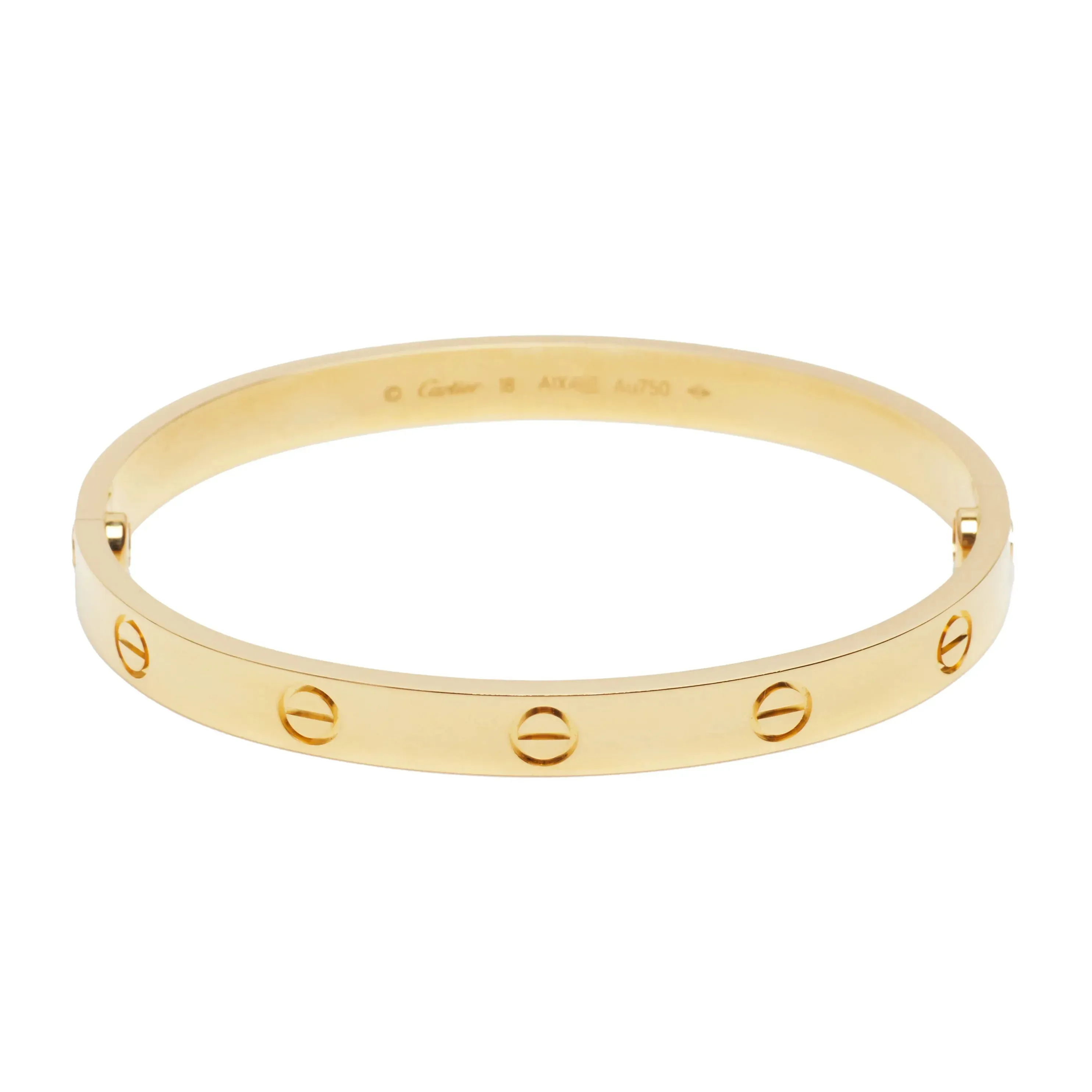 Bracelet Cartier Love en or jaune taille 18 sold by 58 Facettes product image thumbnail 5
