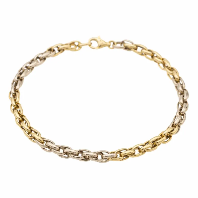 Bracelet Maille ovale Or jaune sold by 58 Facettes